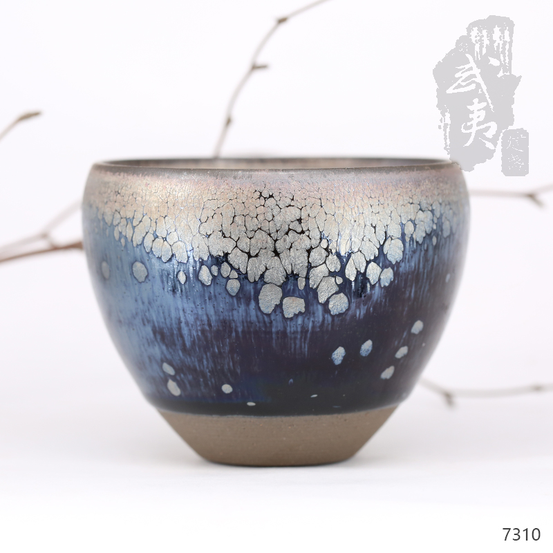 建盏大师阙梅娇，闻香杯油滴