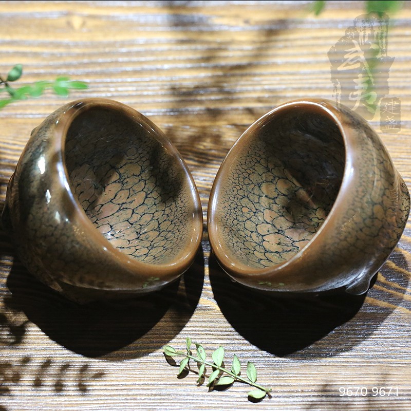 建盏大师陈大鹏，鸡蛋杯鹧鸪斑