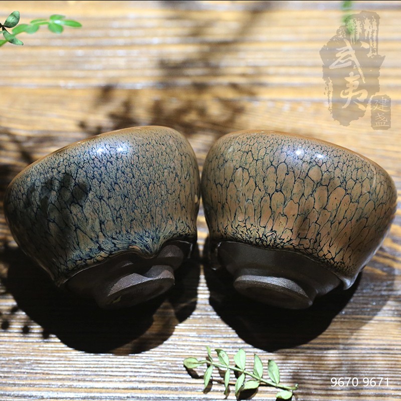 建盏大师陈大鹏，鸡蛋杯鹧鸪斑