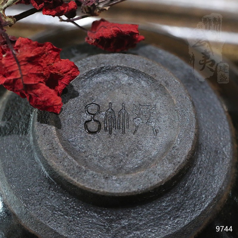 建盏大师吕竹兴，木叶盏