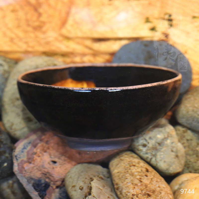 建盏大师吕竹兴，木叶盏