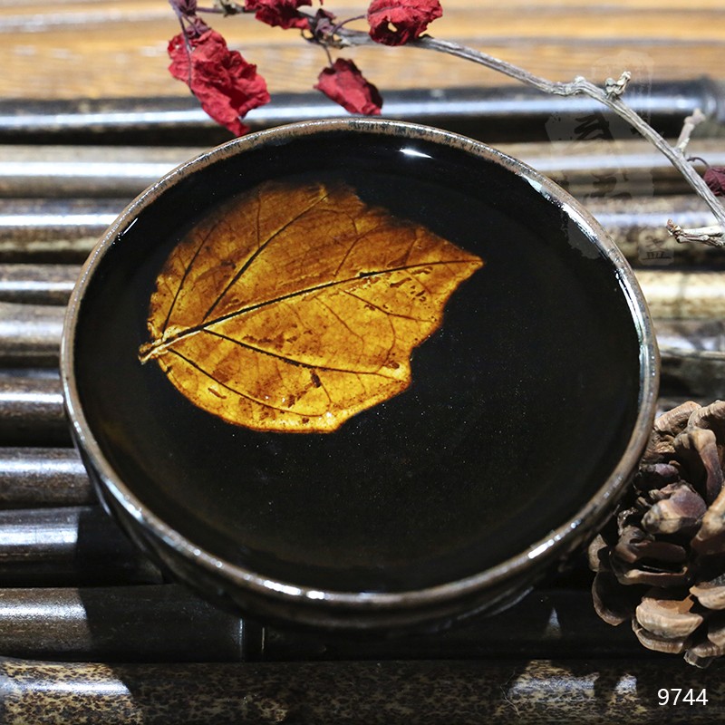 建盏大师吕竹兴，木叶盏