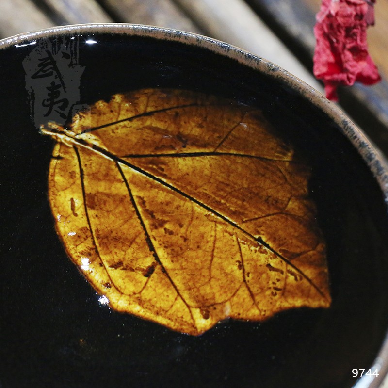 建盏大师吕竹兴，木叶盏
