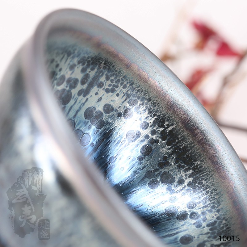 建盏大师吴立主，束口油滴