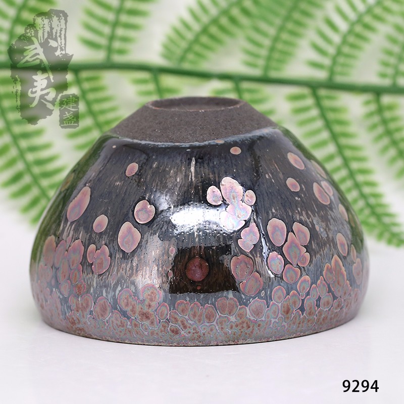建盏大师饶飞雄，赖敏惺，敛口彩金