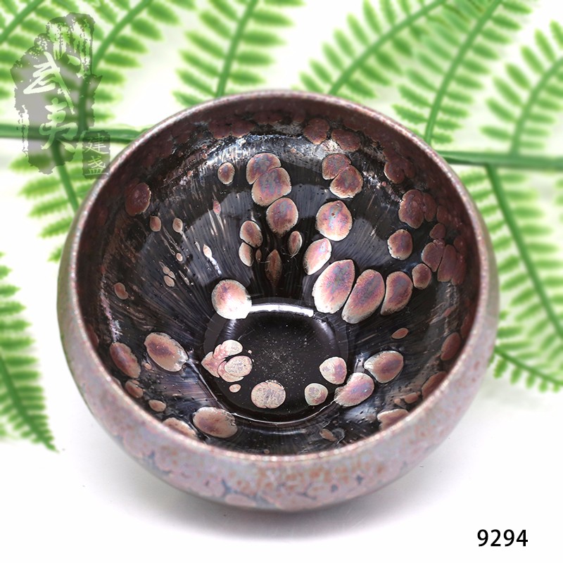 建盏大师饶飞雄，赖敏惺，敛口彩金