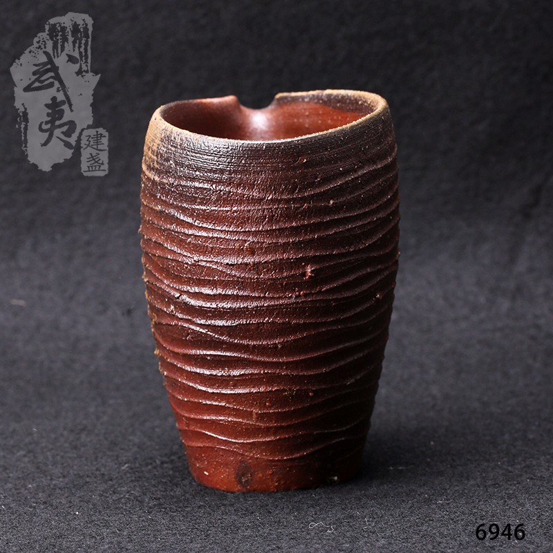 日本柴烧大师木户贞昭，公道杯