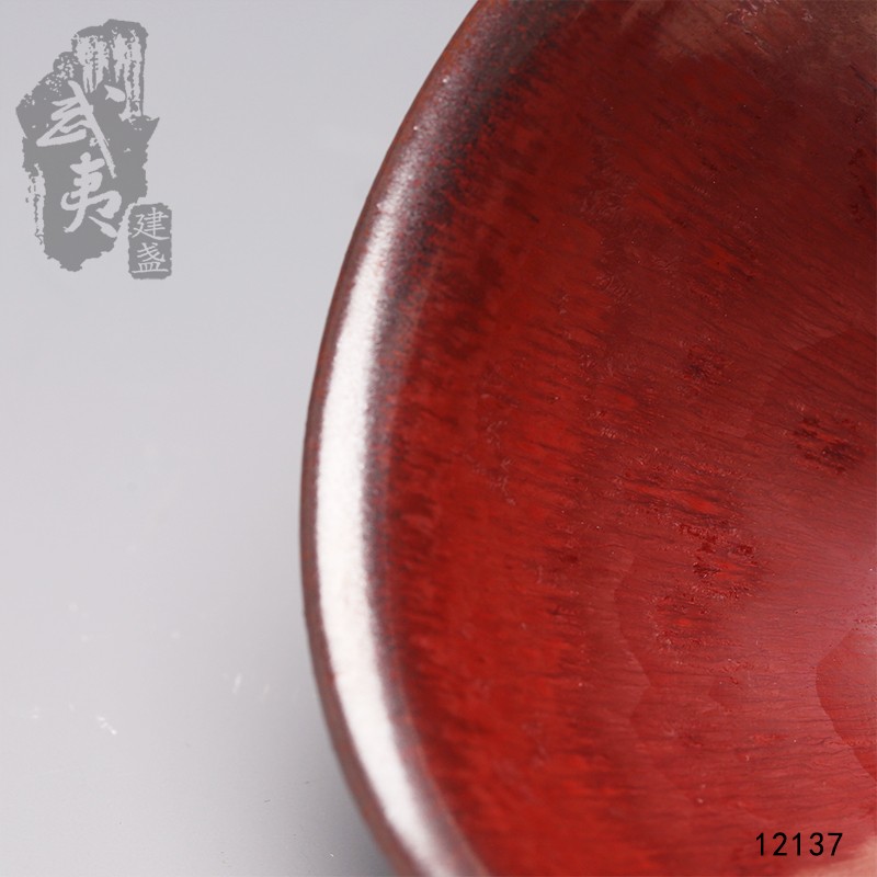 建盏大师孙莉，柿红盏