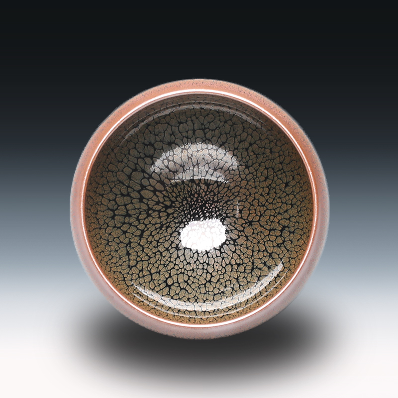 建盏大师陈慧敏,鹧鸪钵,陈慧敏,12605-武夷建盏