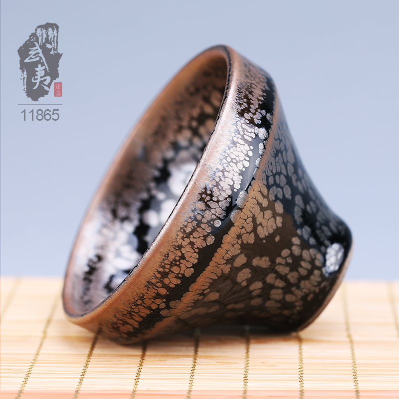 建盏大师杨敏，新品鹧鸪斑