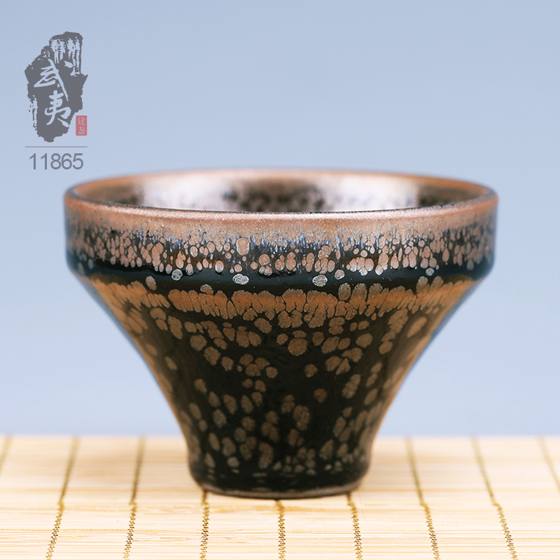 建盏大师杨敏，新品鹧鸪斑