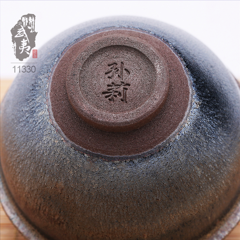 建盏大师孙莉，银兔毫盏