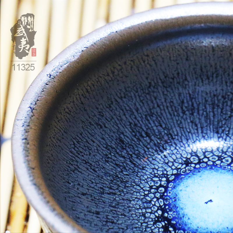 建盏大师孙莉，兔毫盏