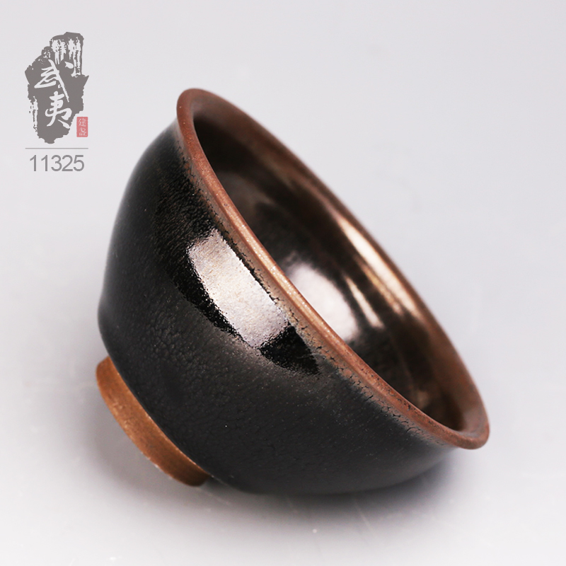 建盏大师孙莉，兔毫盏