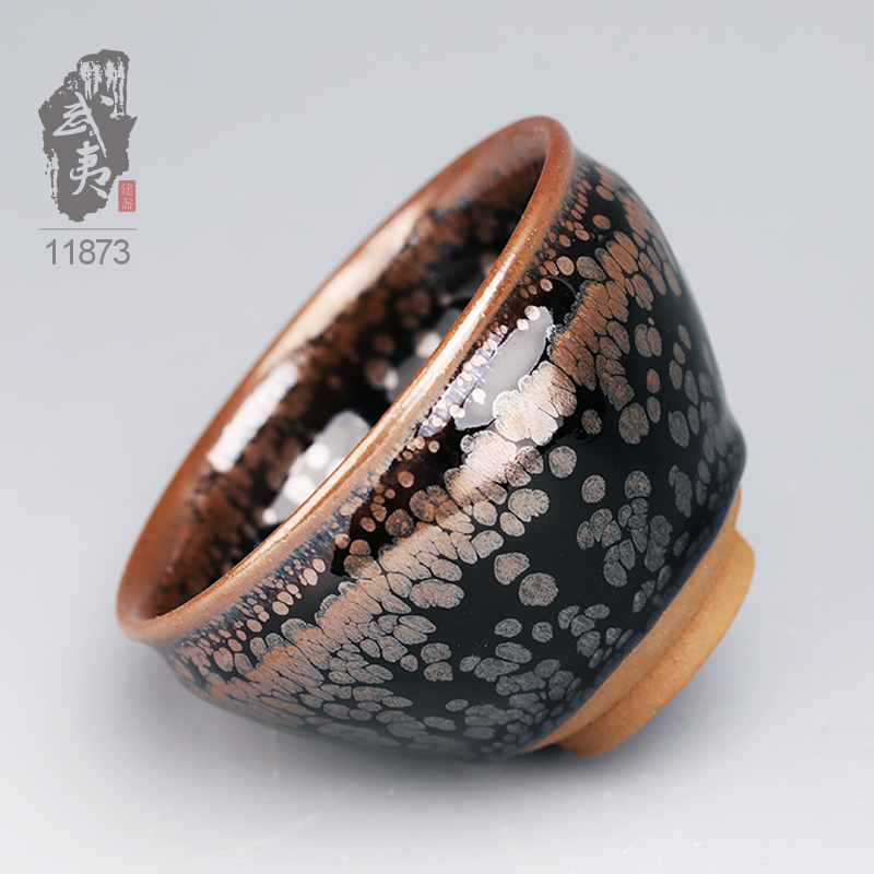 建盏大师杨敏，束口鹧鸪斑