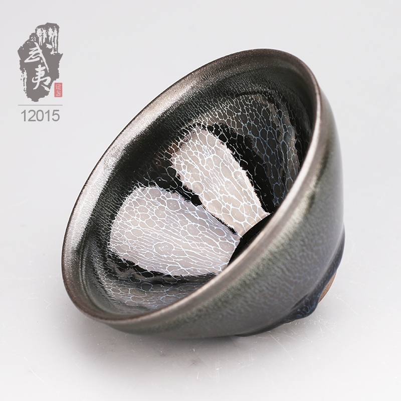 建盏大师吴立主，束口龙鳞纹大盏