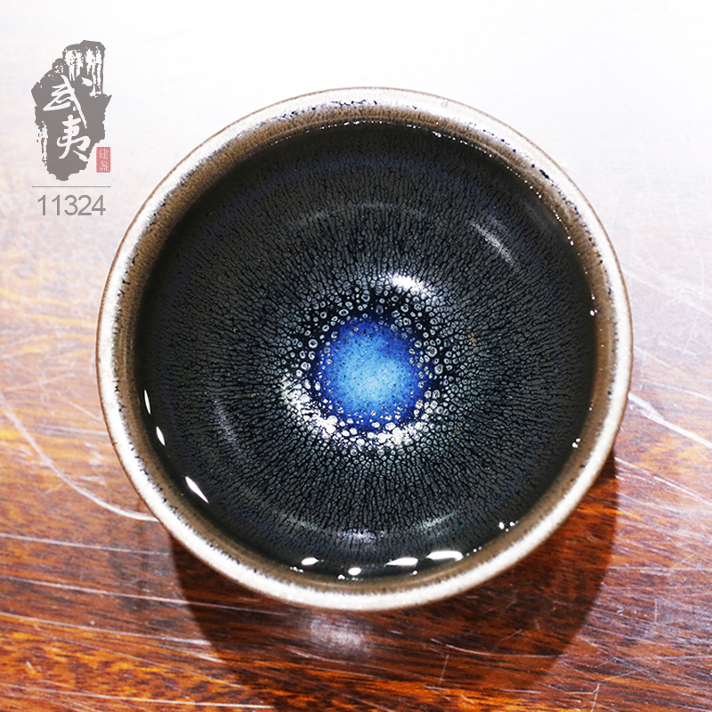 建盏大师孙莉，兔毫盏