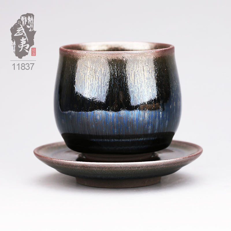 建盏大师吴立主，和气油滴