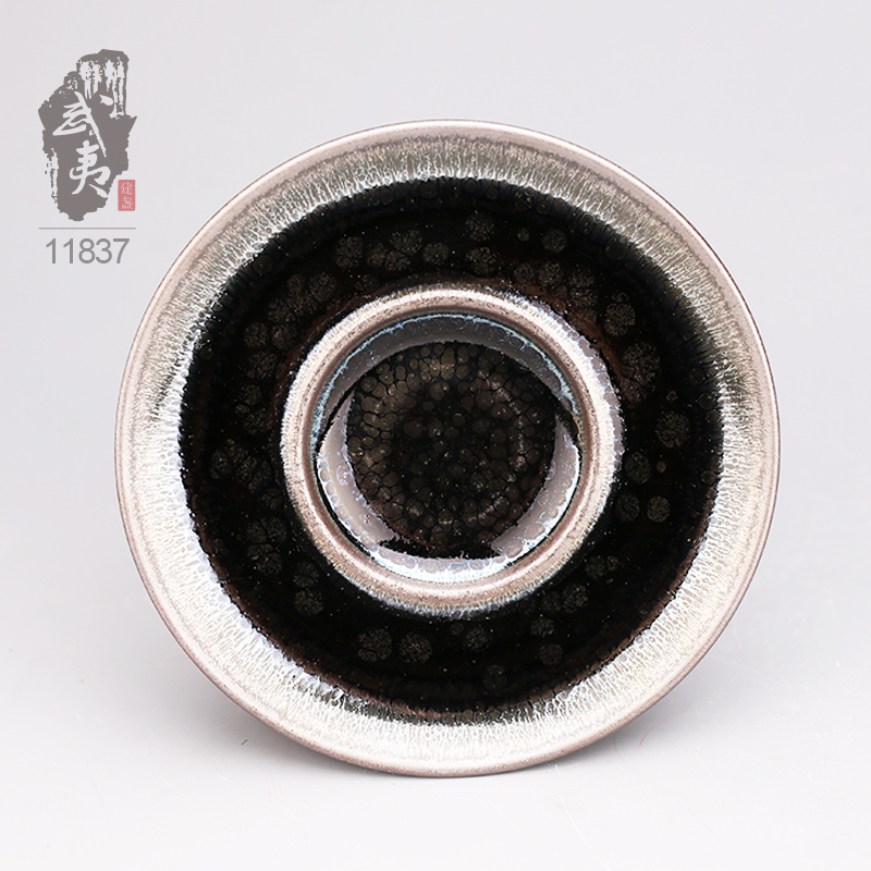 建盏大师吴立主，和气油滴