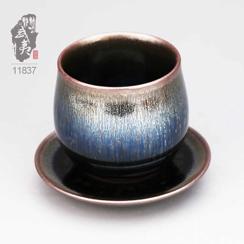 建盏大师吴立主，和气油滴