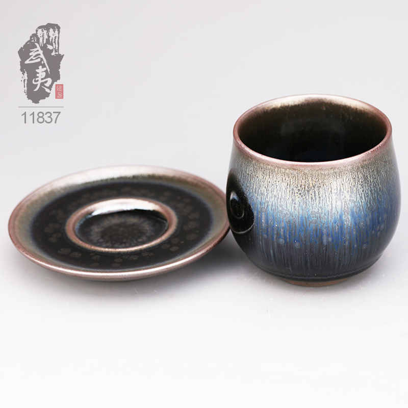 建盏大师吴立主，和气油滴