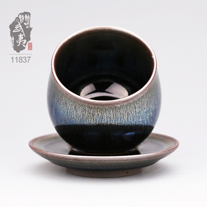 建盏大师吴立主，和气油滴