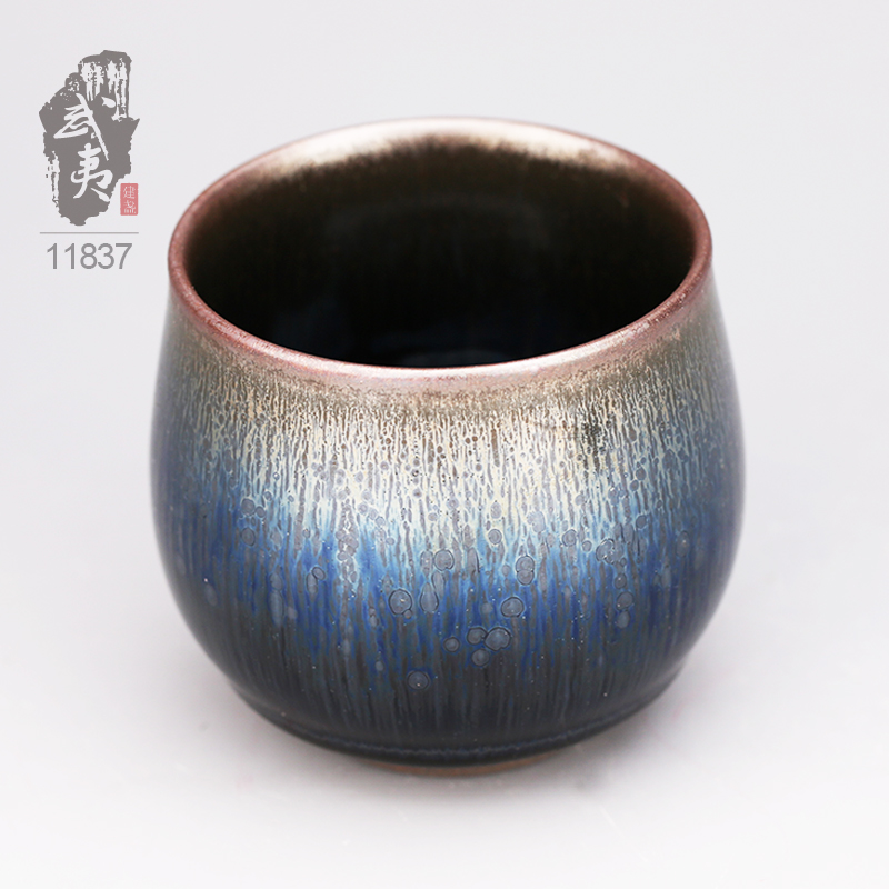 建盏大师吴立主，和气油滴