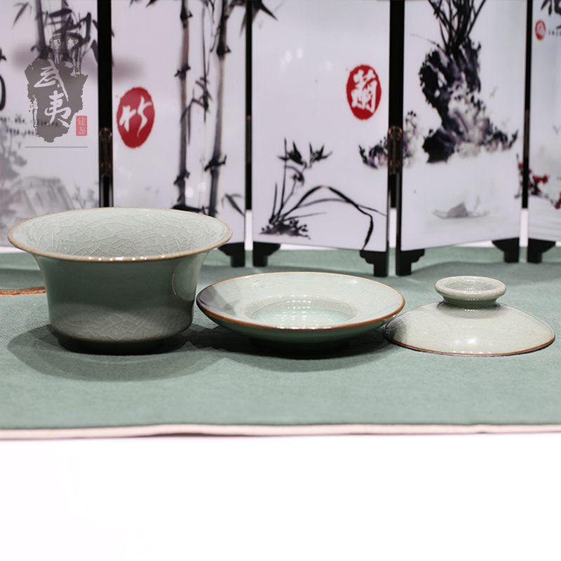 建盏大师危威，珠光青瓷套装