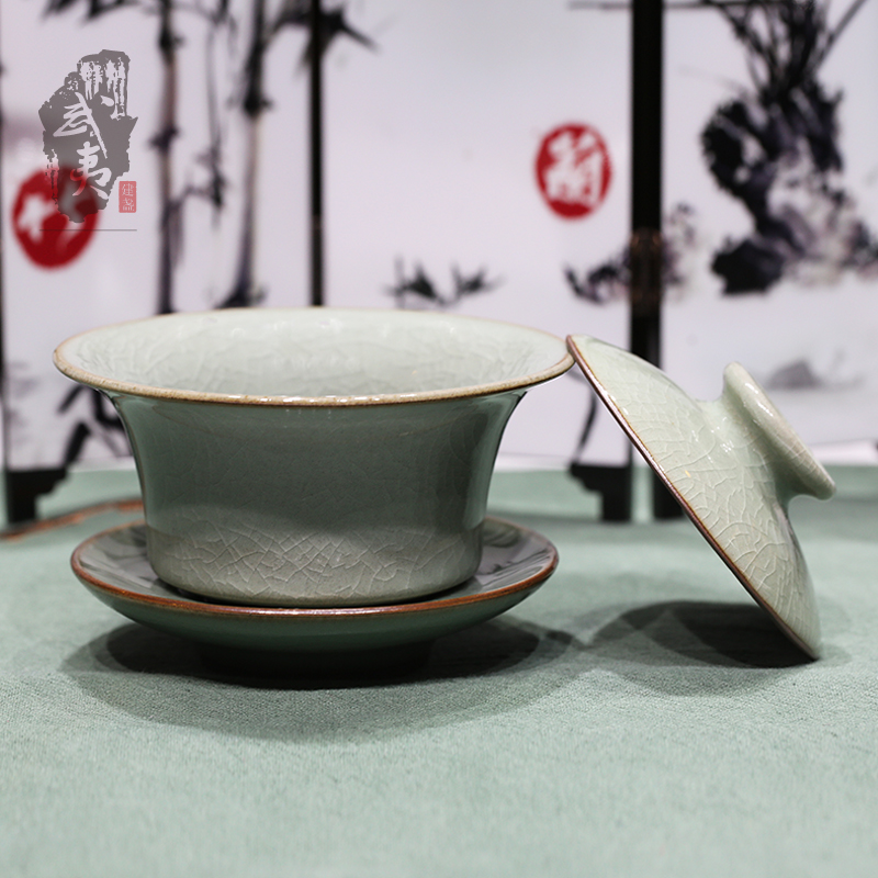 建盏大师危威，珠光青瓷套装