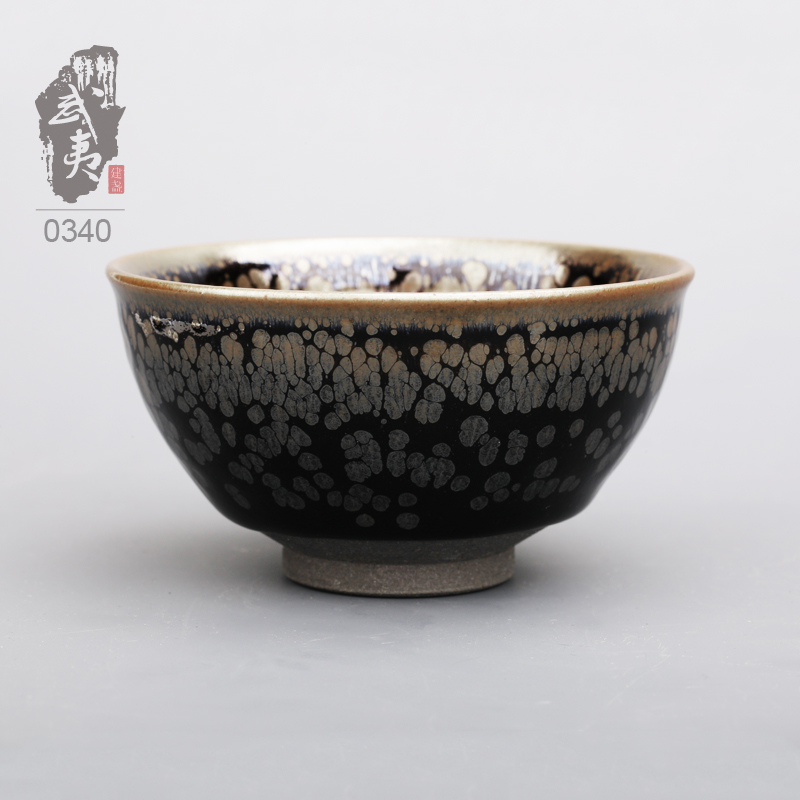 建盏大师陈春华，鹧鸪斑盏