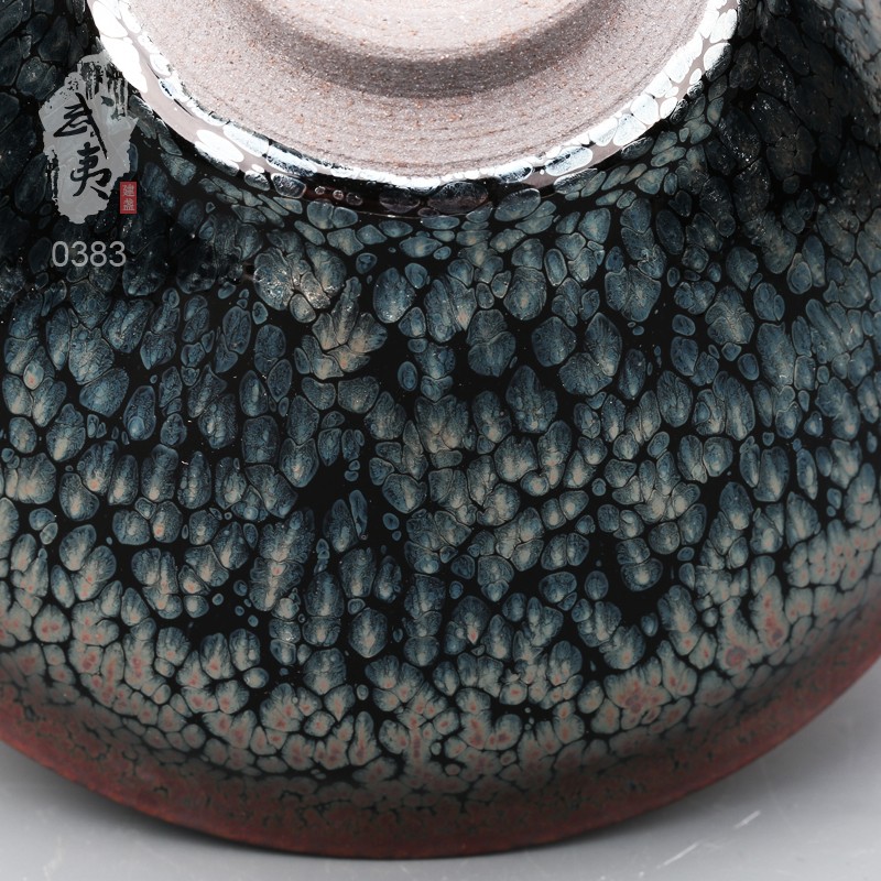 建站大师范大量，束口油滴盏