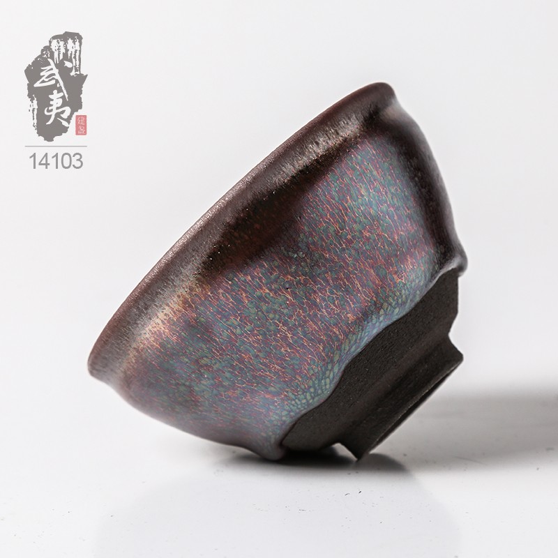 建盏大师叶礼旺，束口赤毫