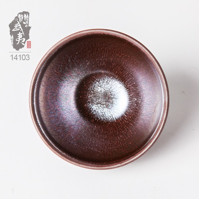 建盏大师叶礼旺，束口赤毫