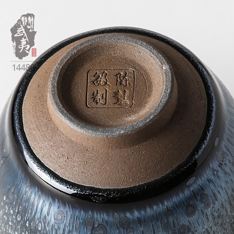 建盏大师陈慧敏，铃铛杯羽鳞