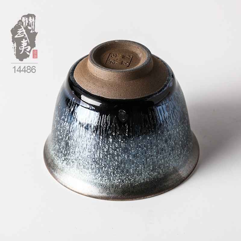 建盏大师陈慧敏，铃铛杯羽鳞