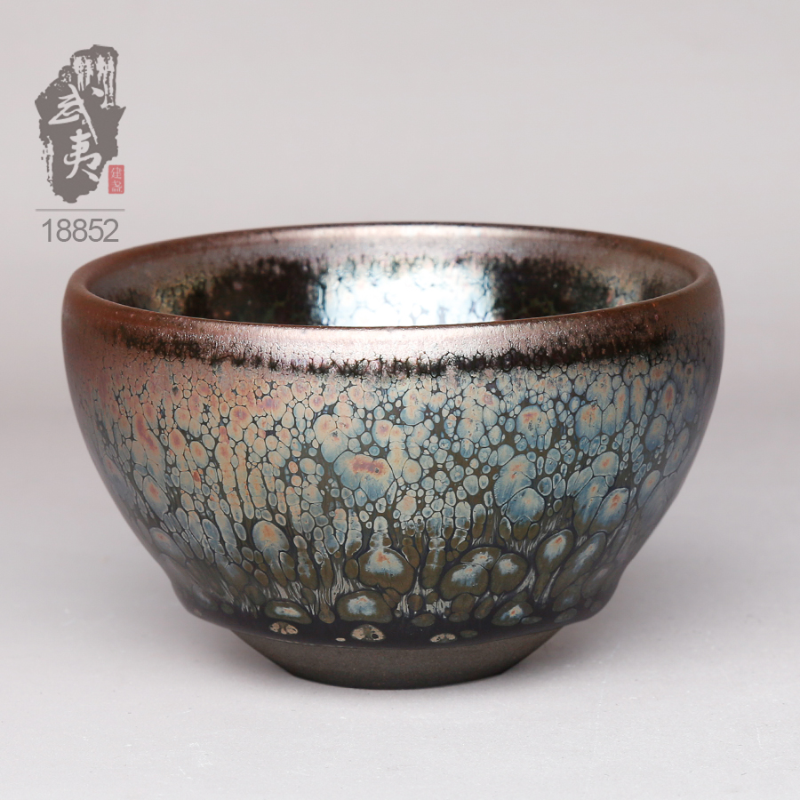 専門ショップ 建盏大师陈祥松，绿水金山油滴钵- 隐庐器 陶芸