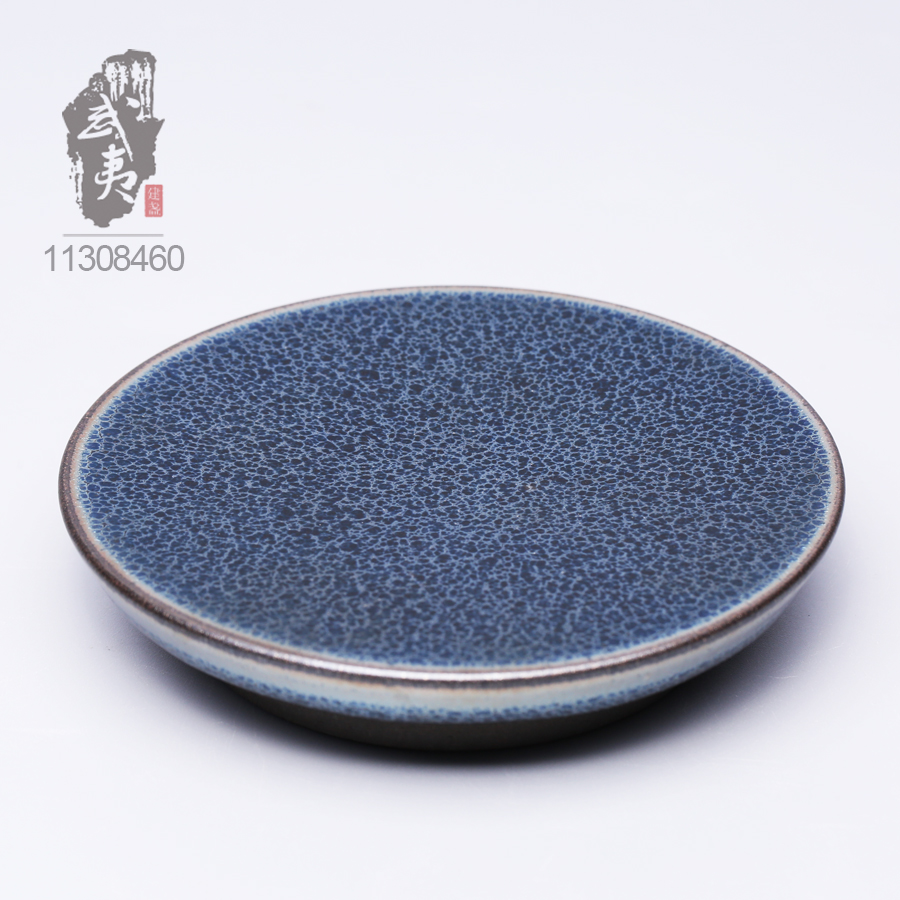 建盏大师翁书杰，蓝麒麟盖碗- 隐庐器