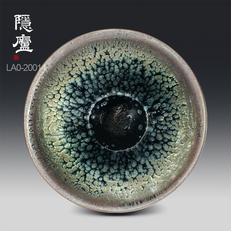 李朝　水滴 油滴对杯- 隐庐器