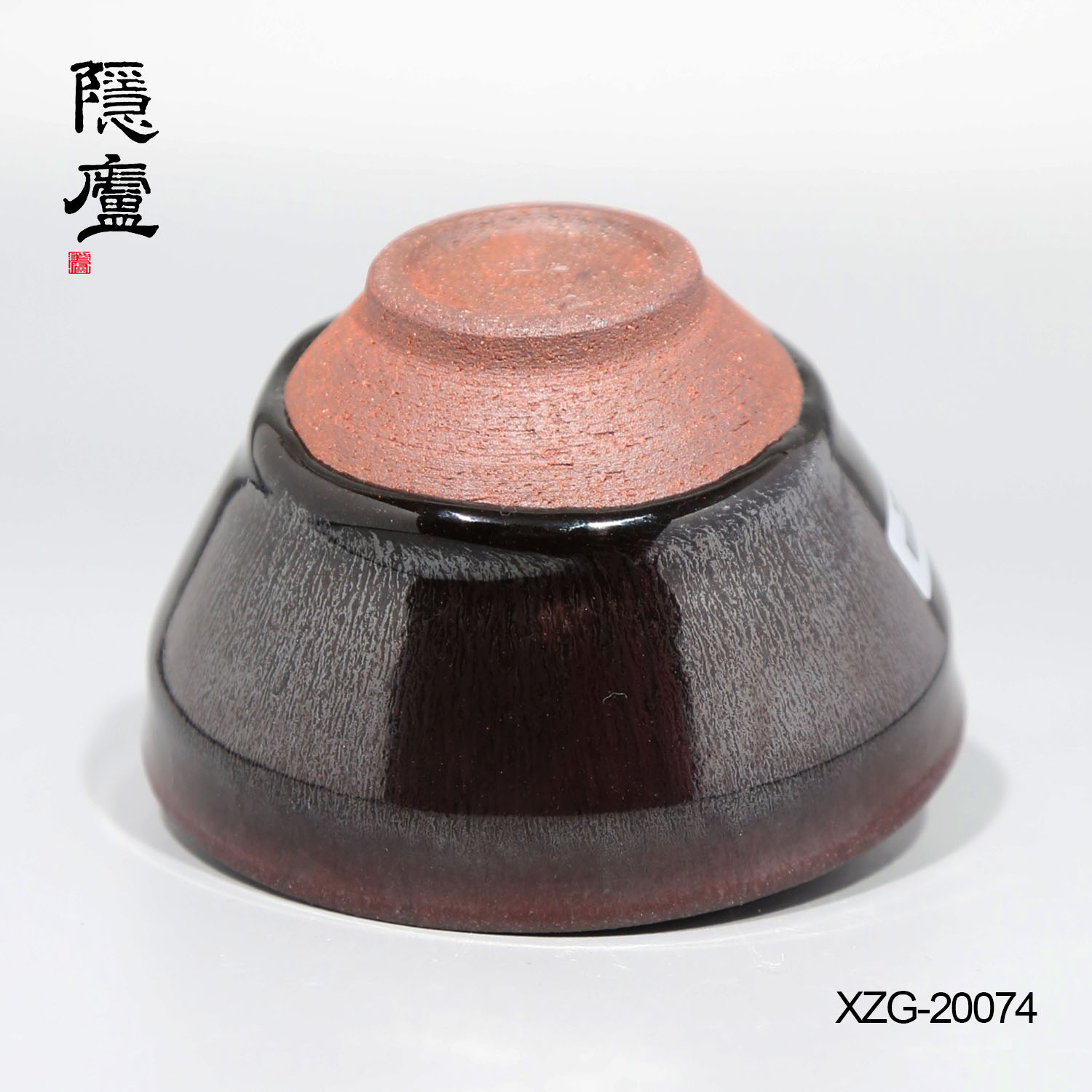 建盏熊忠贵，束口牛血红- 隐庐器